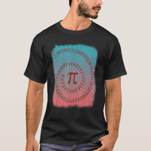 Camiseta Graciosa Espiral Pi 3 14 Símbolo Math Teacher Stud