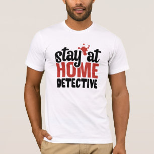 Camiseta Graciosa estancia por crímenes verdaderos en casa