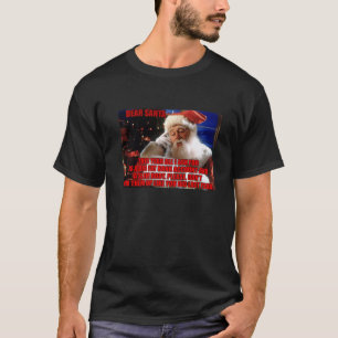 Camiseta Graciosa Estimada Santa Navidades Lista 2023 Gran 