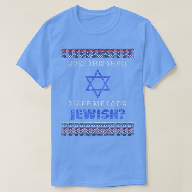 Camiseta Graciosa Estrella Judía De David Hanukkah Gift Ugl (Diseño del anverso)