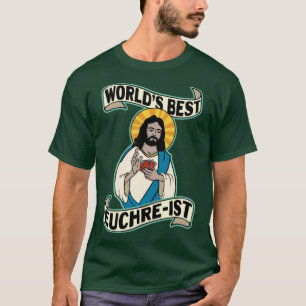 Camiseta Graciosa Euchre Worlds Mejor Eucarismo Jesus Pun