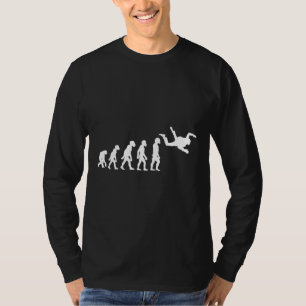 Camiseta Graciosa Evolución de Buceo Humano Descanso Descan