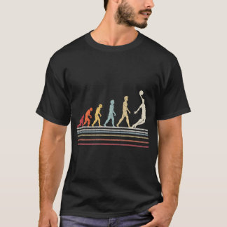 Camiseta Graciosa Evolución Del Baloncesto Del Hombre Vint