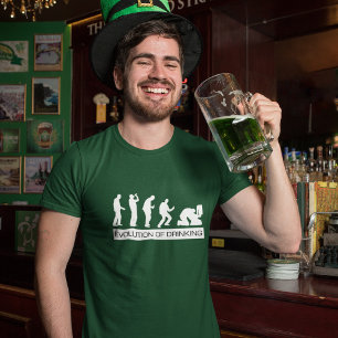 Camiseta Graciosa evolución del Día de San Patricio de la c