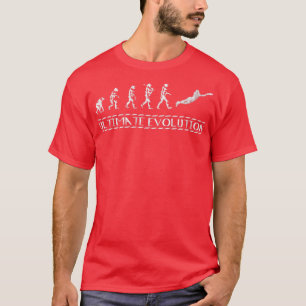 Camiseta Graciosa Evolución Ultimate Frisbee