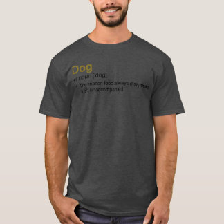 Camiseta Graciosa familia de definición de perro