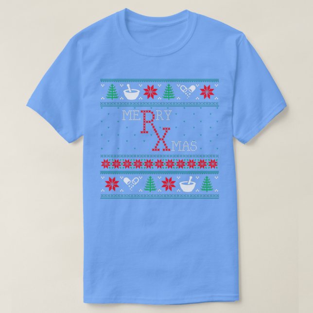 Camiseta Graciosa farmacia Navidades feos Navidad (Diseño del anverso)
