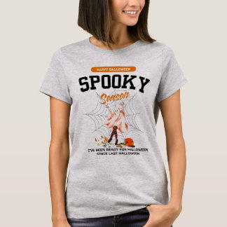 Camiseta Graciosa Feliz Halloween Ghost T-Shirt