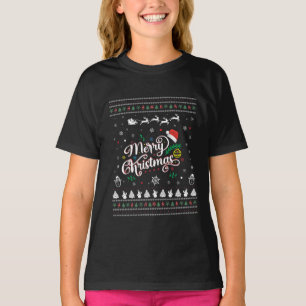 Camiseta Graciosa Feliz Navidad