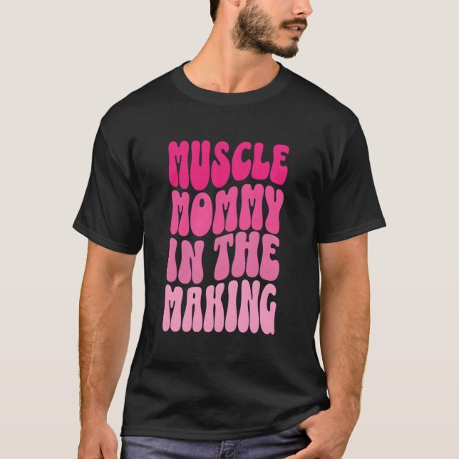 Camiseta Graciosa Fitness Gym Bombear Músculo Mmami en proc (Anverso)