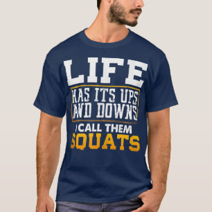 Camiseta Graciosa Fitness Gym Workout Weibo Squat Hombres M