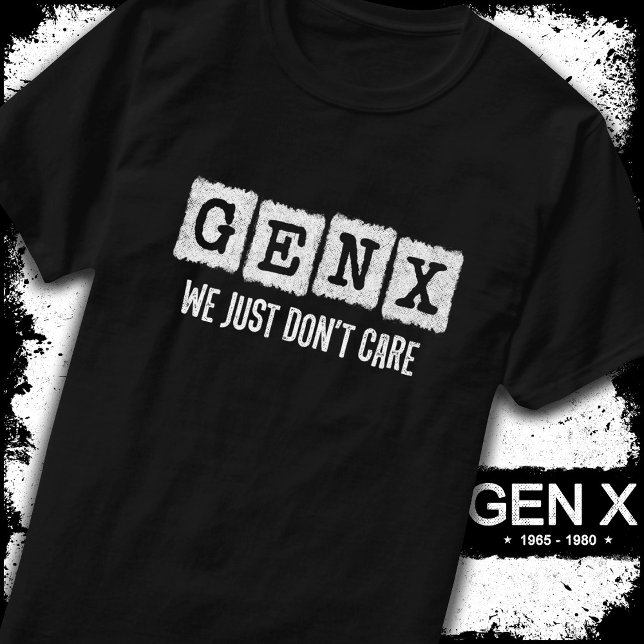 Camiseta Graciosa Generación X Generación X Gen Xer Simplem (Subido por el creador)