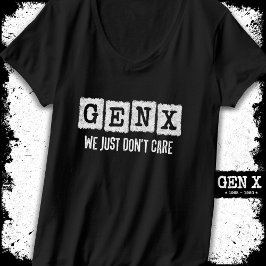 Camiseta Graciosa Generación X Generación X Gen Xer Simplem