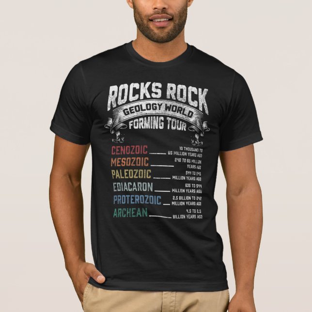 Camiseta Graciosa Geología Rock Formando Geólogo Humor (Anverso)