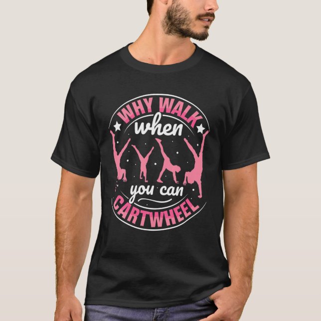 Camiseta Graciosa gimnasia gimnasia Chicas de Parkour Guay (Anverso)