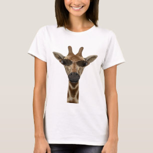 Camiseta Graciosa Giraffe Incognito Con Gafas De Sol De Mod