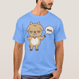 Camiseta Graciosa Goat Goes Meh