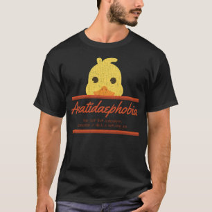 Camiseta Graciosa granja de pato animal Anatidaephobia Duck