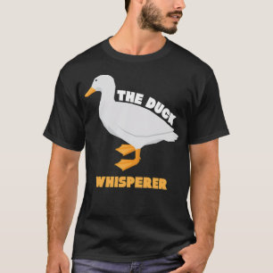 Camiseta Graciosa granja de pato Whisperer Animal Pun Hunti