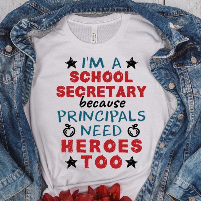 Camiseta Graciosa gratitud de secretario de escuela (Subido por el creador)