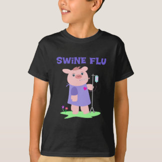 Camiseta Graciosa Gripe Porcina