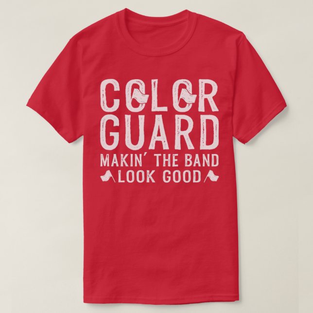 Camiseta Graciosa Guardia de color (Diseño del anverso)