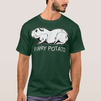 Camiseta Graciosa Guinea Cerdo Furry Niños De Papa Hombres 