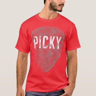 Camiseta Graciosa Guitar Picky Vintage Music390