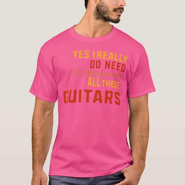 Camiseta Graciosa guitarra acústica (Anverso)