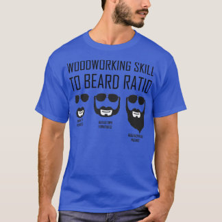 Camiseta Graciosa Habilidad De La Madera A La Barba Relació