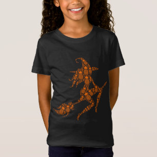 Camiseta Graciosa habitación de halloween Flying Witch Broo