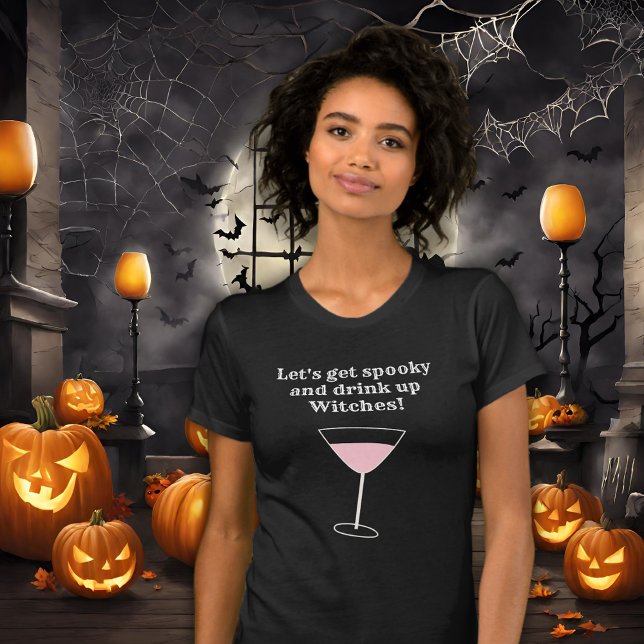Camiseta Graciosa Halloween Bruja Halloween Famosa Cocktail (Subido por el creador)
