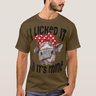 Camiseta Graciosa Heifer la tomé, así que su mina de vaca L