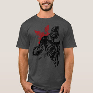 Camiseta Graciosa Heifer Red Bandana Nibbling ganadería de 