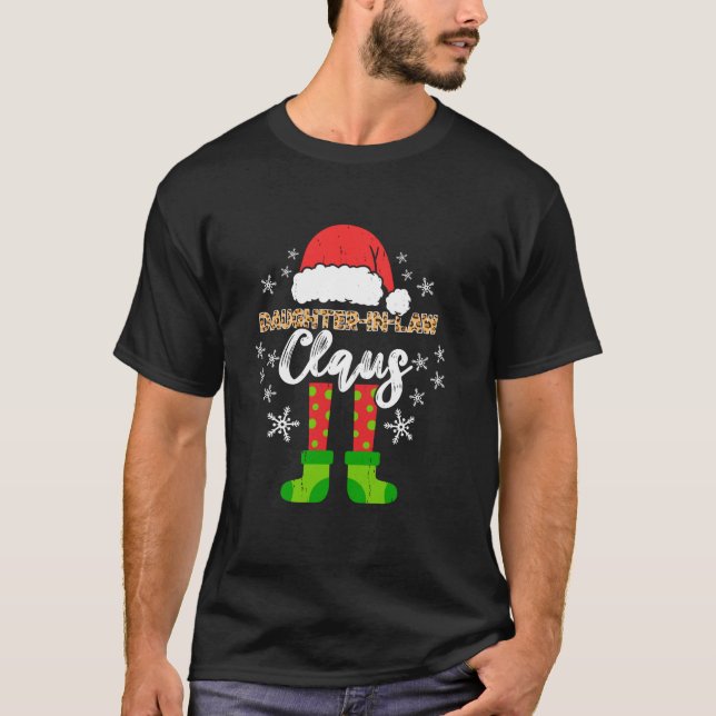 Camiseta Graciosa Hija De Santa Hat En La Familia De Law Cl (Anverso)