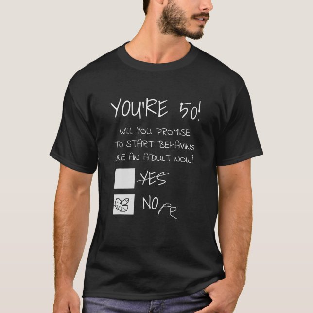 Camiseta Graciosa Idea De Regalo De Bolsa De Cumpleaños De  (Anverso)