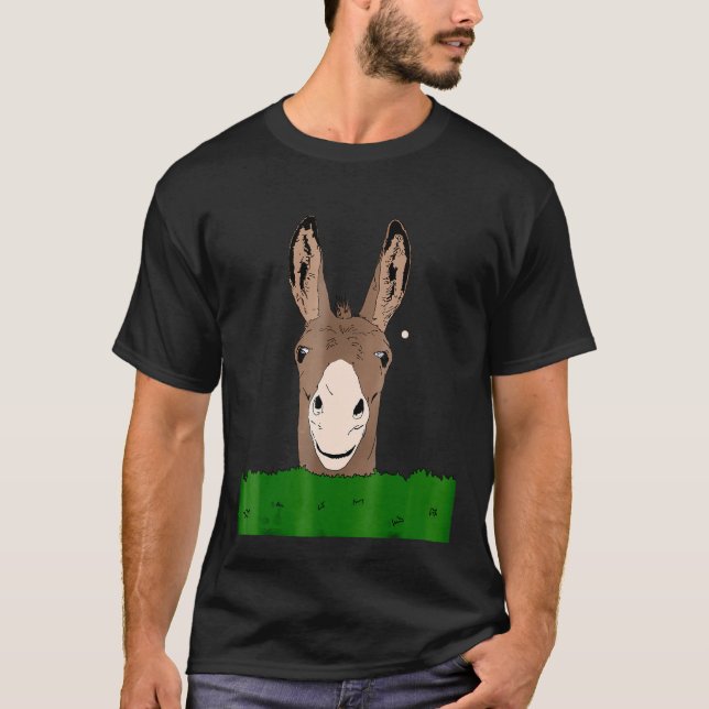 Camiseta Graciosa idea del burro para la gente humorística (Anverso)