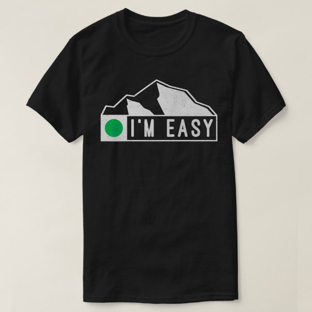 Camiseta Graciosa Im Easy Skyboard Snowboard Green Marker M (Diseño del anverso)