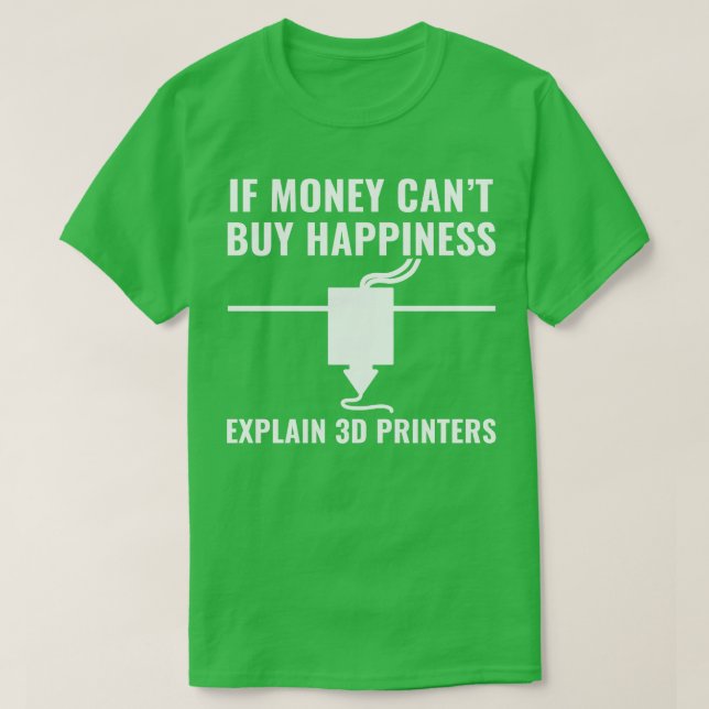 Camiseta Graciosa impresión 3D en 3D (Diseño del anverso)