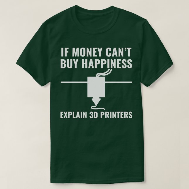 Camiseta Graciosa impresión 3D en 3D (Diseño del anverso)