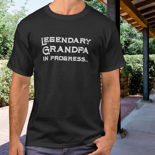Camiseta Graciosa Invitación de embarazo abuelo legendario (Subido por el creador)