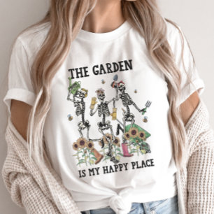 Camiseta Graciosa jardinería Skeletons Shirt, Jardinería Gó