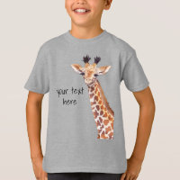 Graciosa jirafa cute personalizada