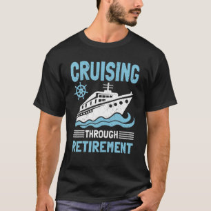 Camiseta Graciosa Jubilación de Cruceros Art Hombres Mujere