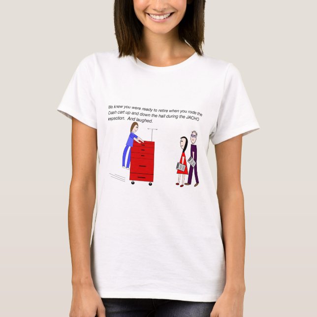 Camiseta Graciosa Jubilación de Enfermeras (Anverso)