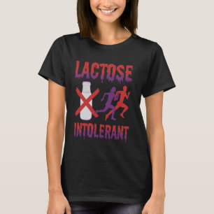 Camiseta Graciosa Lactosa Tolerante Meme Leche Tromía Ache