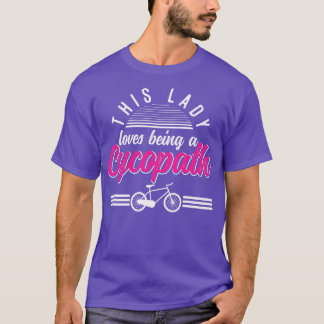 Camiseta Graciosa Lady Ciclismo Montaña de la Bicicleta