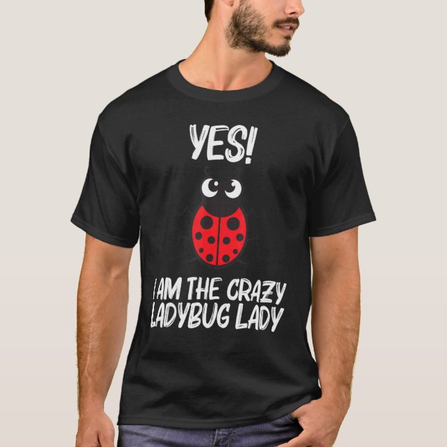 Camiseta Graciosa Ladybug Para Mujeres Mamá Ladybird Beetle (Anverso)