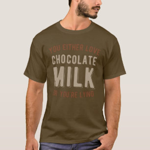 Camiseta Graciosa leche de chocolate