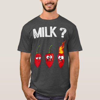 Camiseta Graciosa leche de salsa de habanero picante de pim